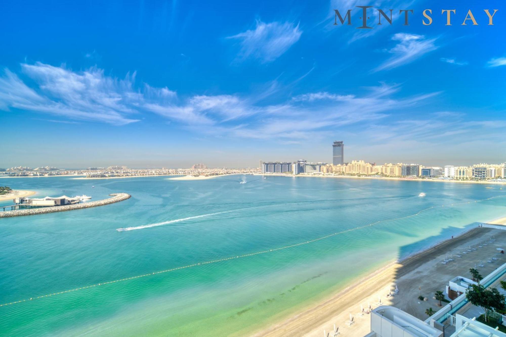 Beach Vista 1 Emaar Beachfront - Mint Stay دبي المظهر الخارجي الصورة