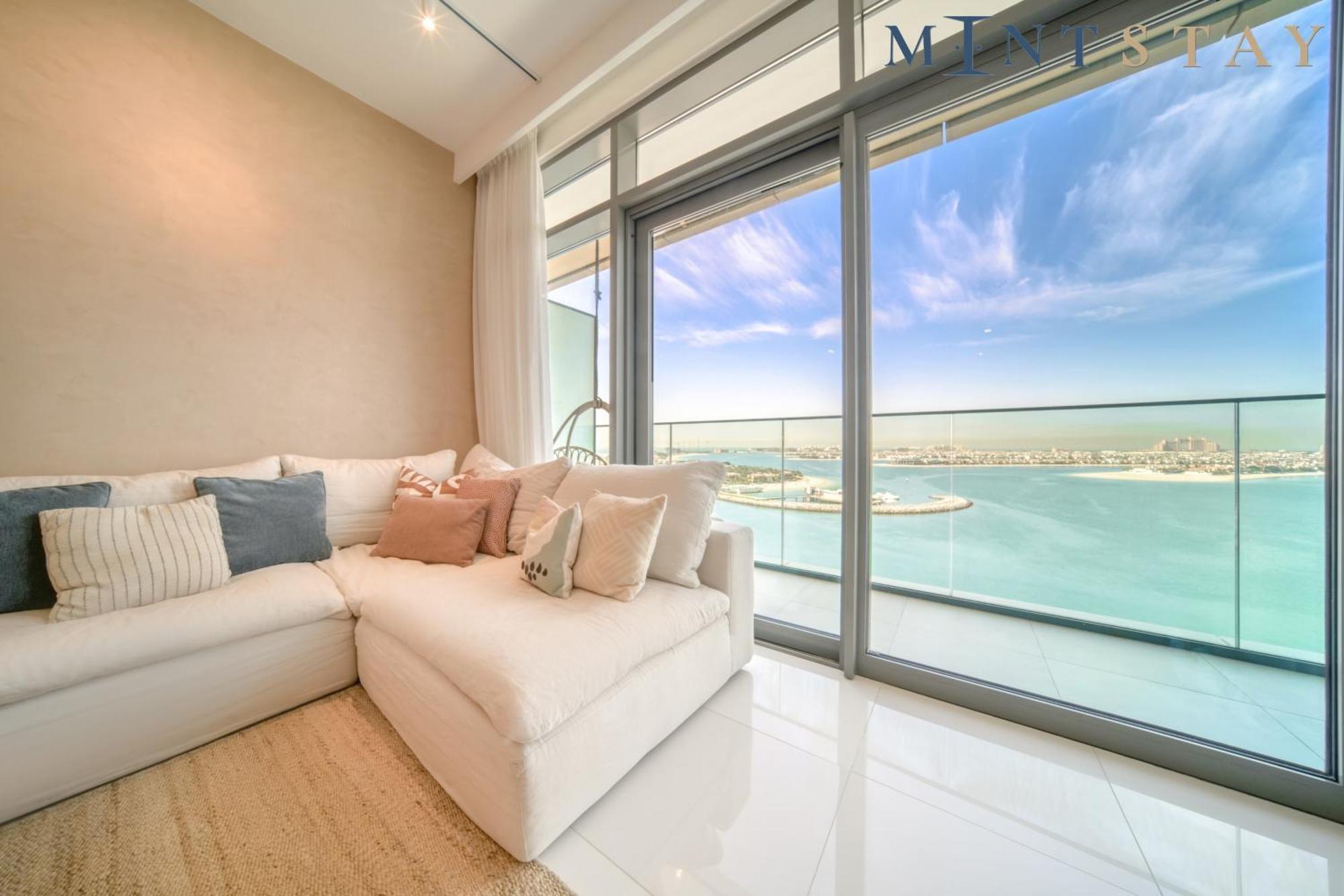 Beach Vista 1 Emaar Beachfront - Mint Stay دبي المظهر الخارجي الصورة