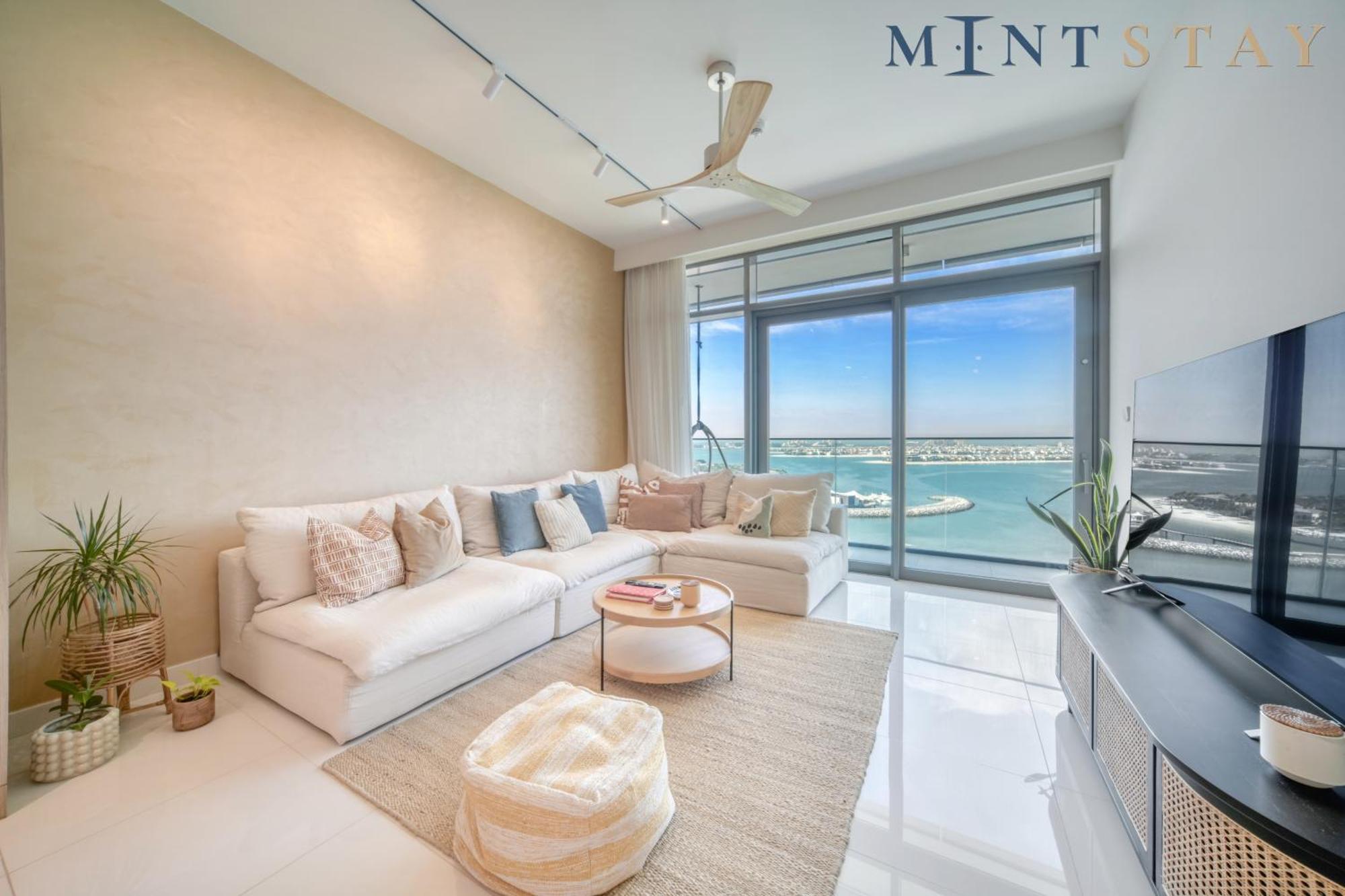 Beach Vista 1 Emaar Beachfront - Mint Stay دبي المظهر الخارجي الصورة