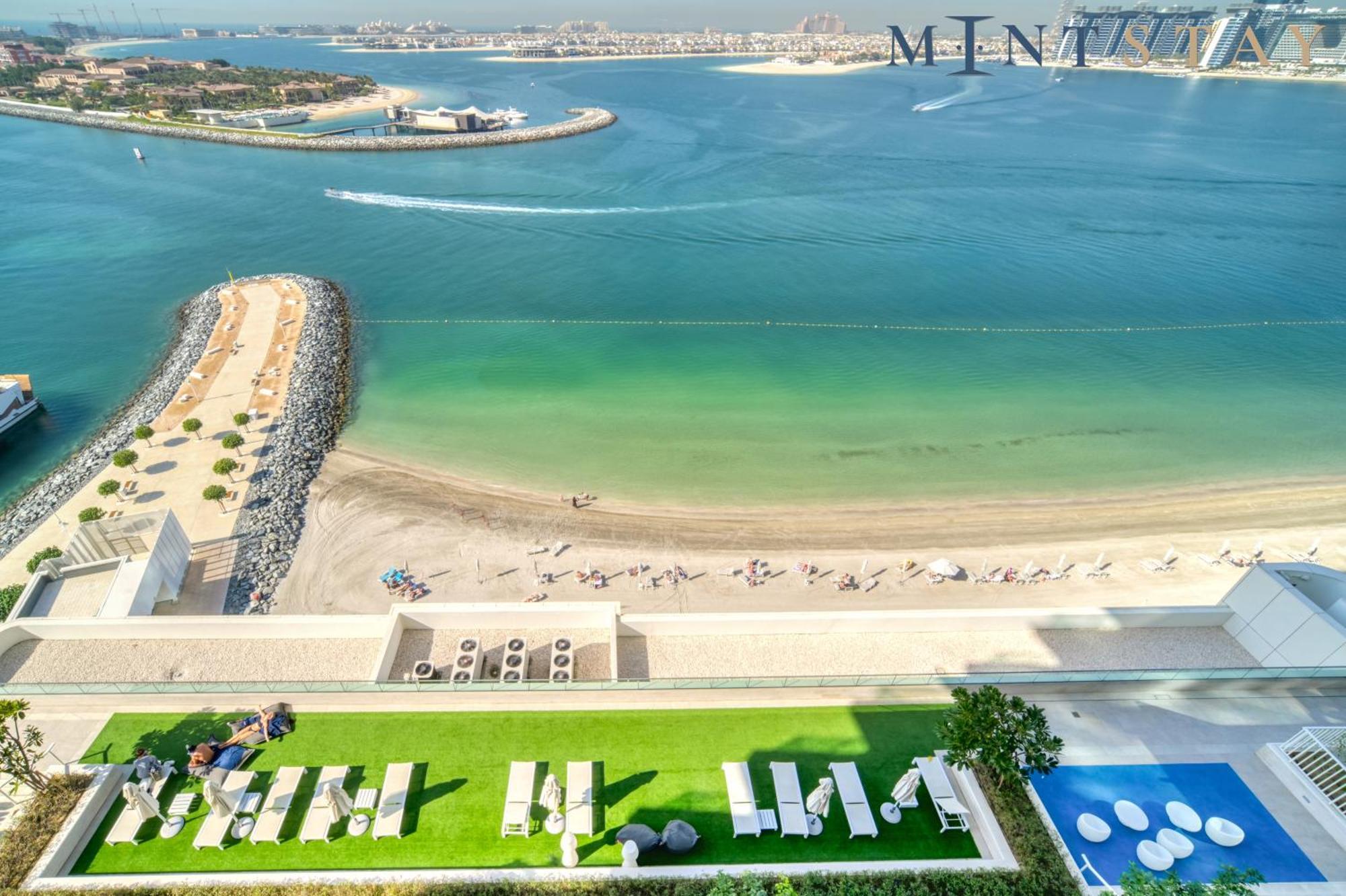 Beach Vista 1 Emaar Beachfront - Mint Stay دبي المظهر الخارجي الصورة