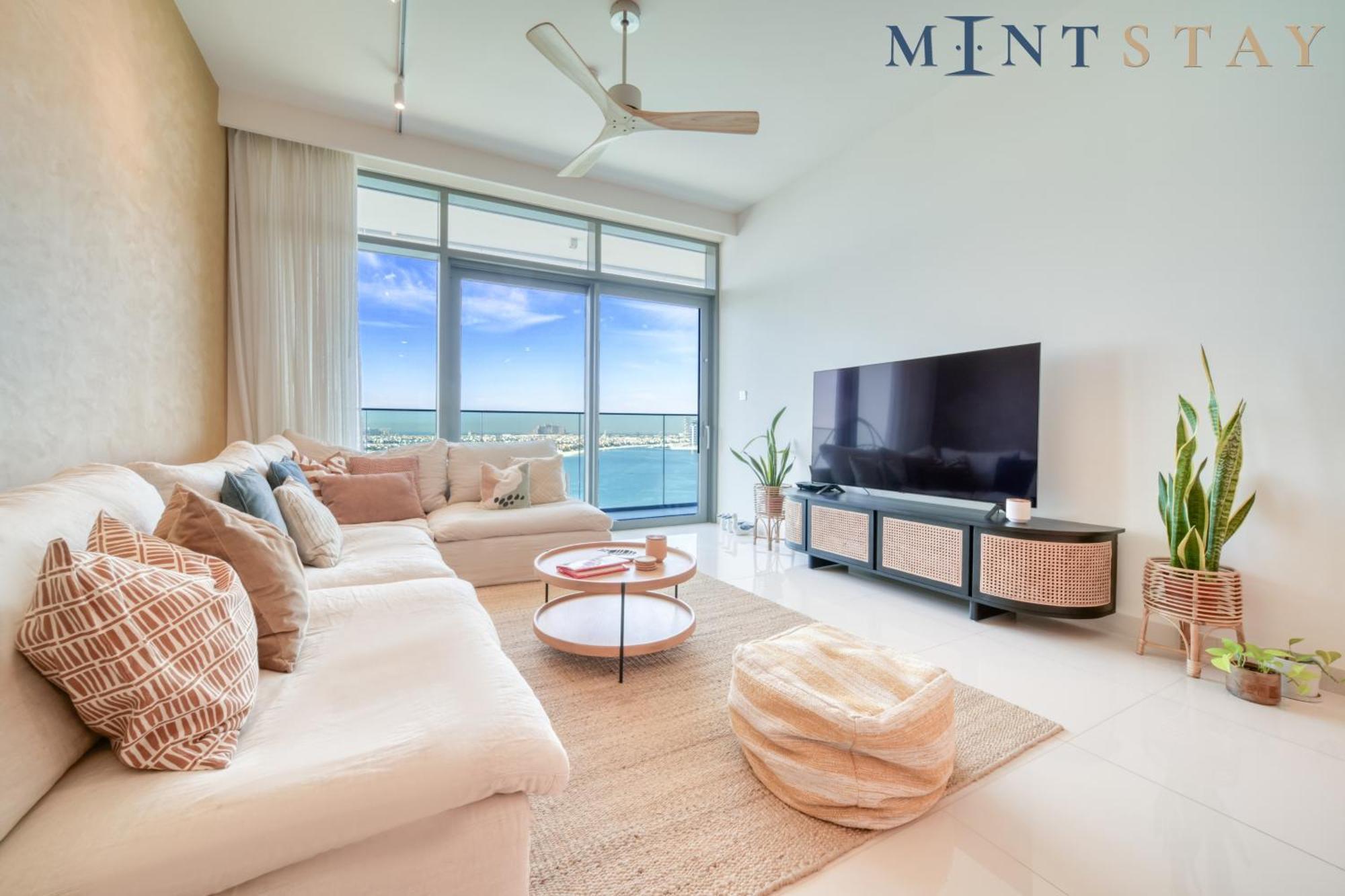 Beach Vista 1 Emaar Beachfront - Mint Stay دبي المظهر الخارجي الصورة