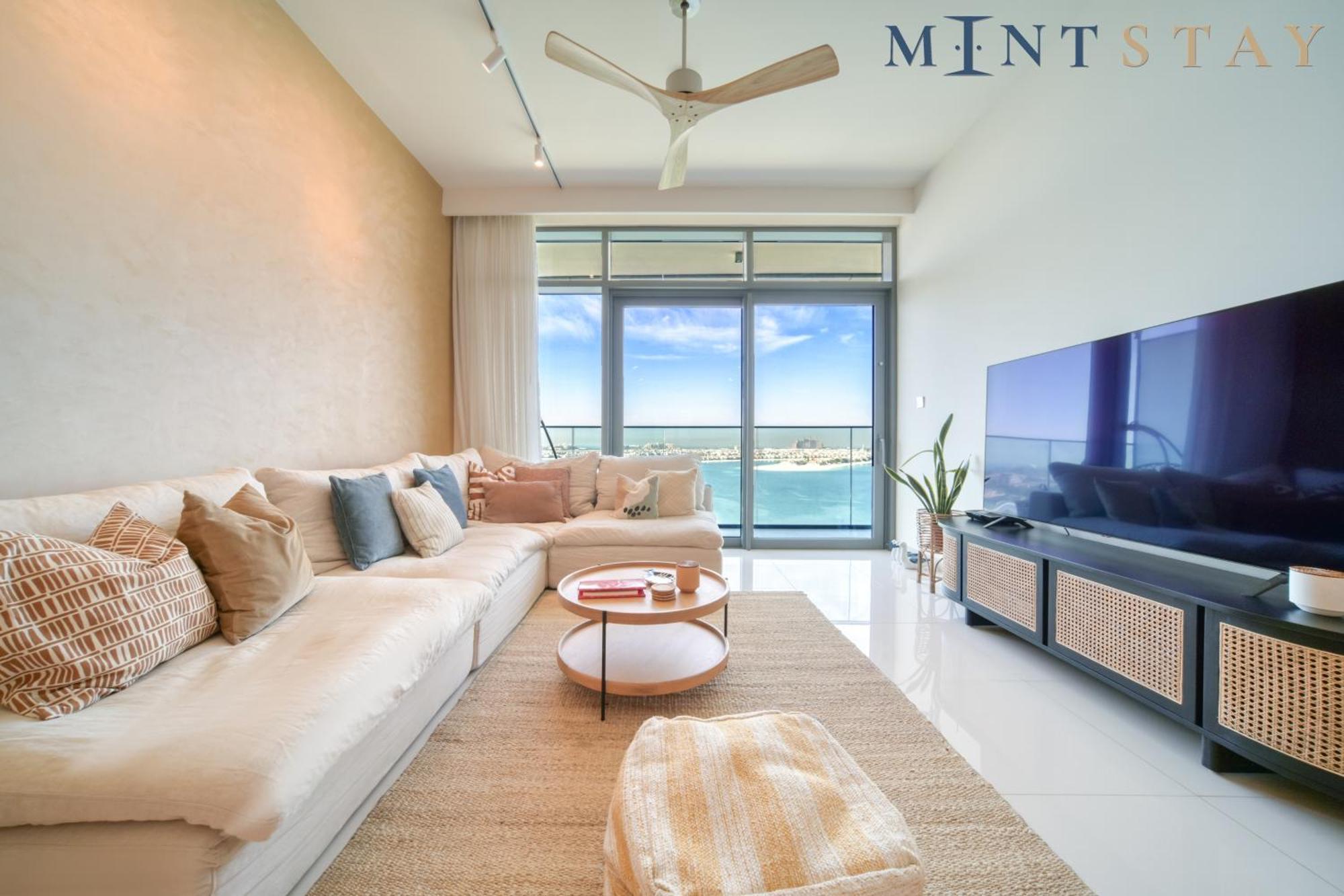 Beach Vista 1 Emaar Beachfront - Mint Stay دبي المظهر الخارجي الصورة