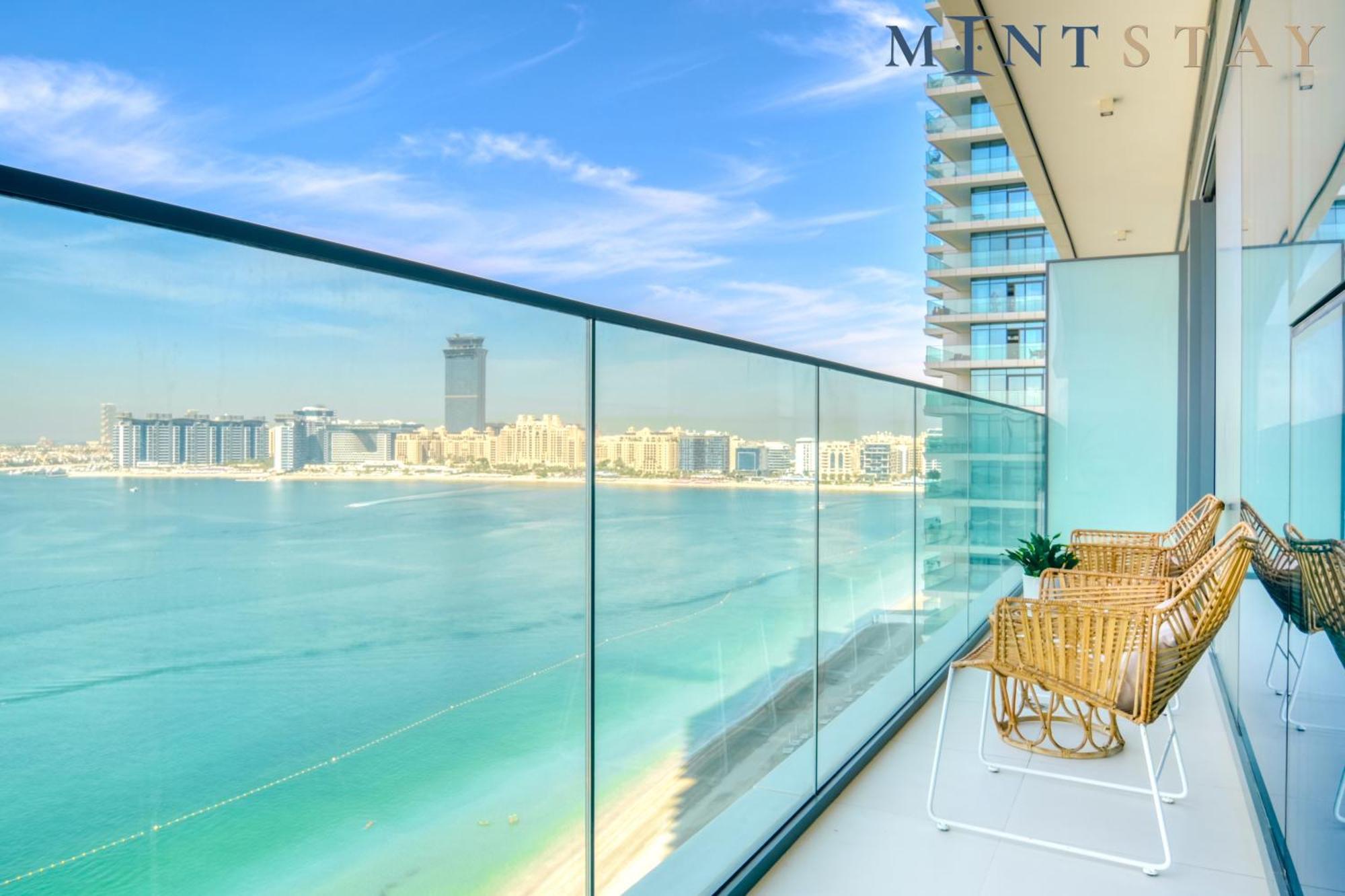 Beach Vista 1 Emaar Beachfront - Mint Stay دبي المظهر الخارجي الصورة