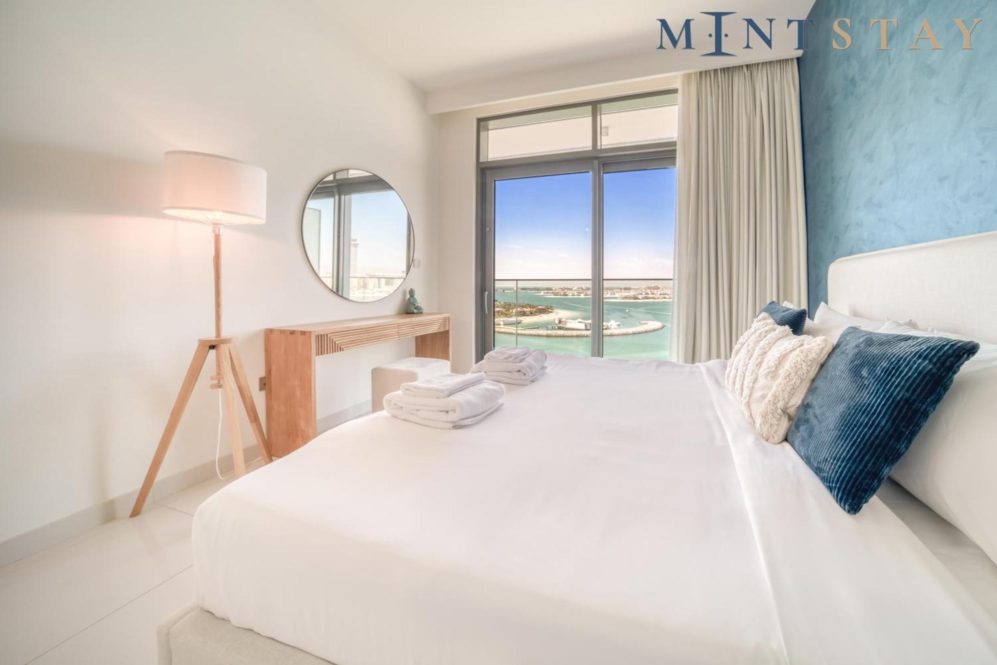 Beach Vista 1 Emaar Beachfront - Mint Stay دبي المظهر الخارجي الصورة