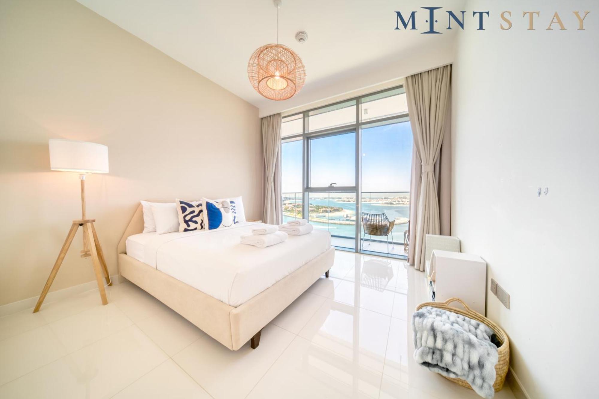 Beach Vista 1 Emaar Beachfront - Mint Stay دبي المظهر الخارجي الصورة